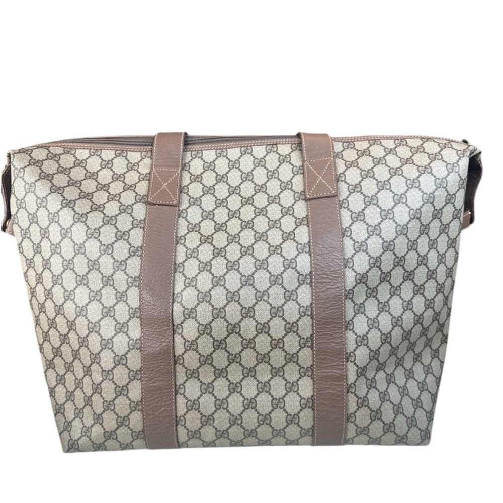 ❌ SOLD ❌ Gucci PVC vintage tote travel bag - Picture 2 of 12